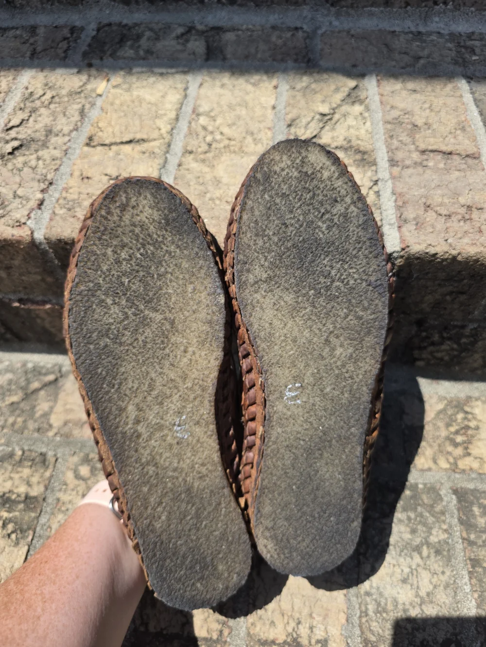 Mohinders Handmade Leather Loafers in Brown for Women